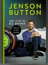 Jenson Button signed book : How to be an F1 driver - signed by the Author