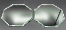 PAIR OF 6' OCTAGONAL BEVELLED