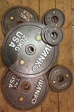 Ivanko powerlifting calibrated weight plates