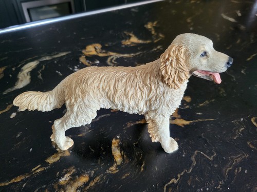 Golden retriever figurine - golden,