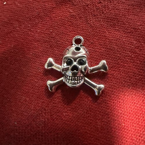 Brand new tibetan silver skull - new,