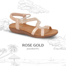 Ladies Jewelled Sandals Sling