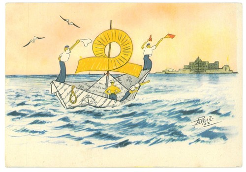 Lib03 310 postcard naval - 310,