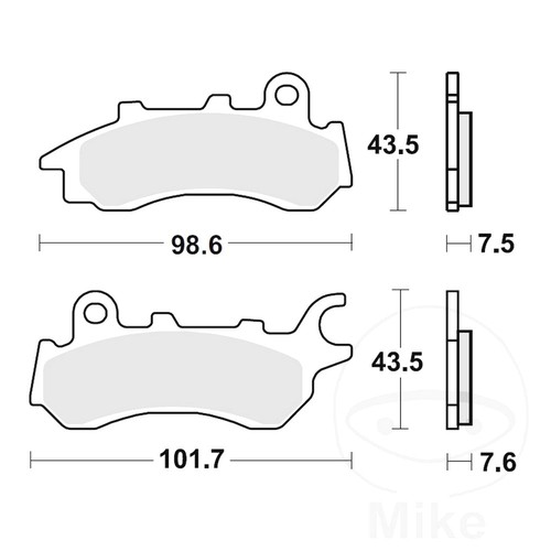 Trw brake pads - brake, mcb895