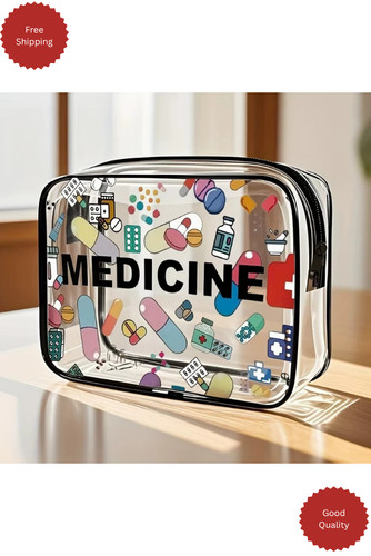 Medicine cosmetic bag women - cosmetic,
