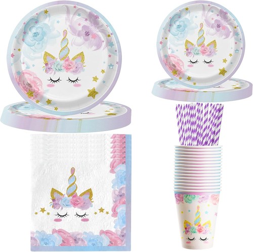 Popoyu 84pcs unicorn party - 84pcs,