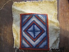 Vintage Antique Sampler Panel