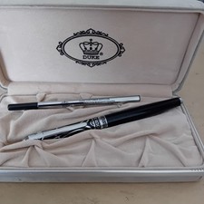 Lovely Duke High Quality Roller Ball Pen Filigree Cap Boxed Unused