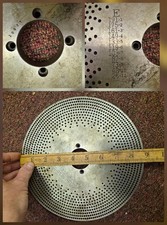 8 3/4 inch Double sided index plate for dividing head/ rotary table side E and F
