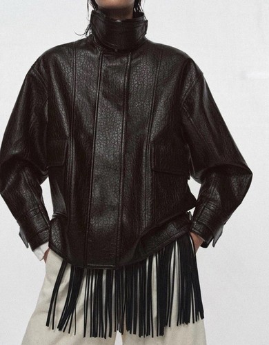 Zara faux leather jacket - jacket, zw