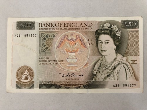 Old fifty pound note good - fifty,