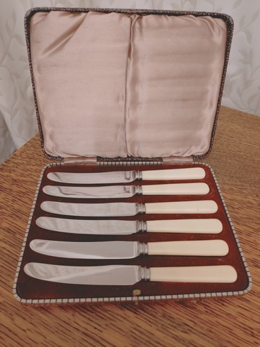 Vintage set faux bone - set, 6