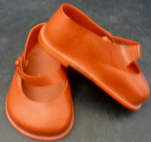 Original vintage doll shoes - original,