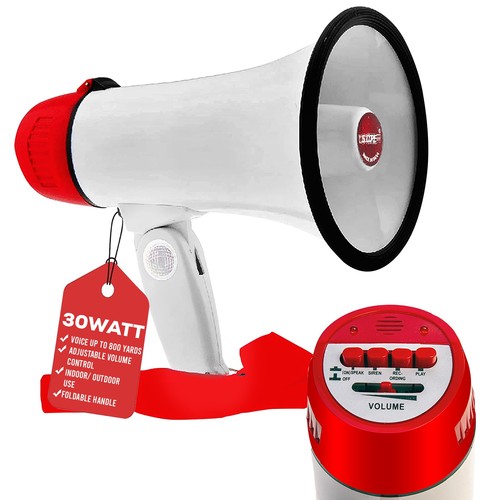 Core megaphone 30w bull horn - 5,