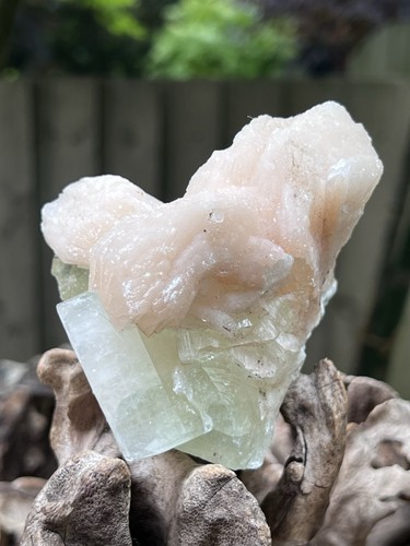 Green large cubic apophyllite - cubic,