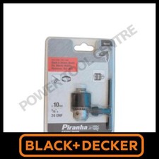 Black & Decker X66322 10mm Chuck with Steel Key for drill 10 mm F3/8 x 24 mm