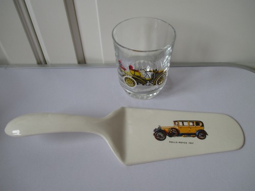 Vintage car tumbler glass - vintage,