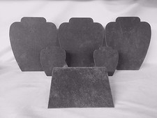 Jewellery Display Set Ash Grey Suede -Necklace Bracelet Earring *Made in the UK*