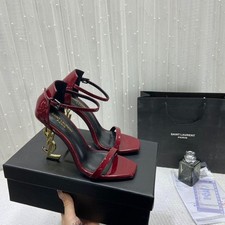 YSL Opyum Heels Wine Red
