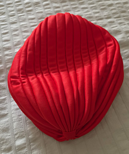 Women red pleated - red,