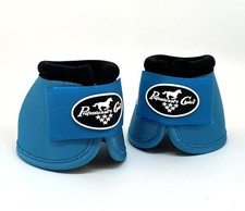 Target X Large Pacific Blue Bell Boots Durable Shock Absorbing For Horses