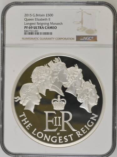 2015 silver proof - 1kg, longest