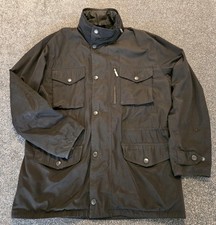 BARBOUR 'memory sapper' L Black waterproof breathable Mens raincoat