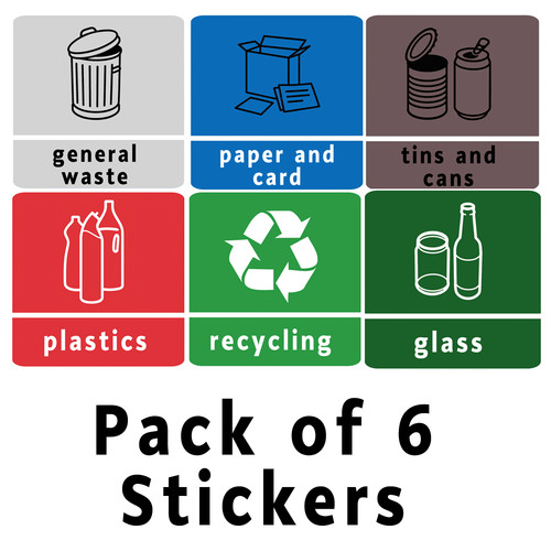 Recycling stickers recycle - stickers,