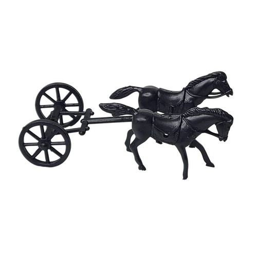 Vintage plastic two - plastic, horse