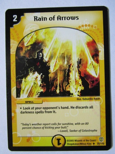 Duel masters rain arrows - masters,