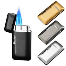 Metal Jet Gas light Lighter Windproof Cigar Drill Lighter Smoking Chill