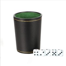 Dice Cup with 5 Dice Dice
