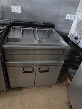 Falcon 350 Series FreeStanding Twin Pan Twin Basket Gas Fryer / Commercial