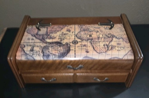 Vintage wooden valet - valet, storage