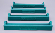 4x Green Scrabble Plastic