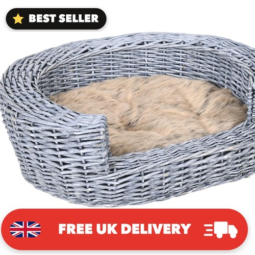 Wicker pet bed willow dog - wicker,