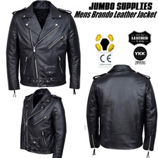 Leather brando jacket - brando,