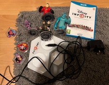 Wii U Disney Infinity Bundle With Portal And Disc And Figures.