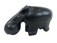 Vintage Hand Carved Hippo