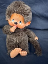 Vintage Monchhichi Chic-a-boo monkey Sekiguchi Thumb pacifier Sucking  Toy 1974