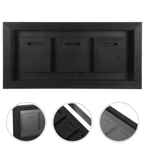 Black wood medal - wood, display