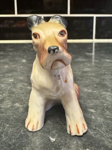 Vintage 1930s wire fox terrier - wire,