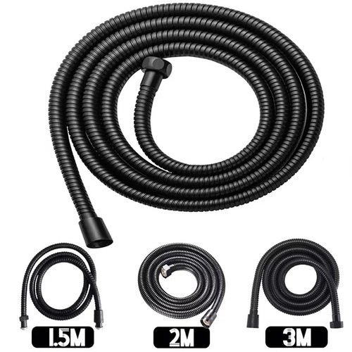 Stainless steel shower hose - steel,