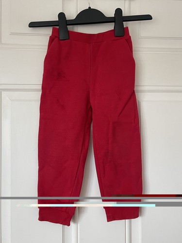 Jacadi girl red fleece joggers - jacadi,