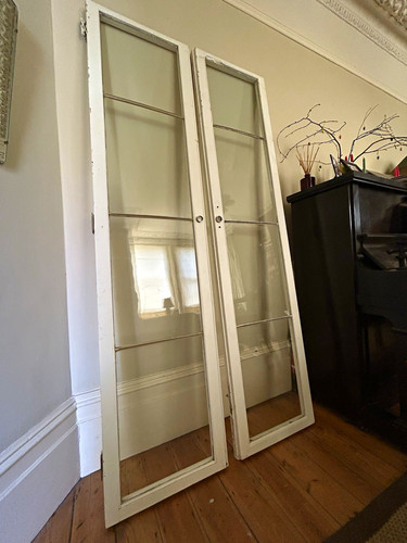 Vintage glazed french - vintage, doors