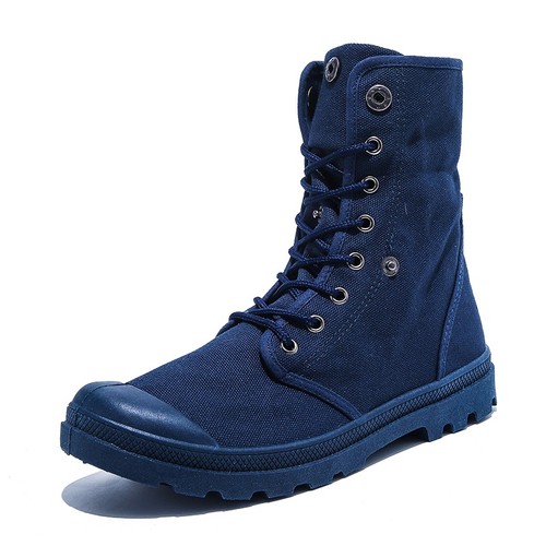 Men canvas ankle boots - ankle,