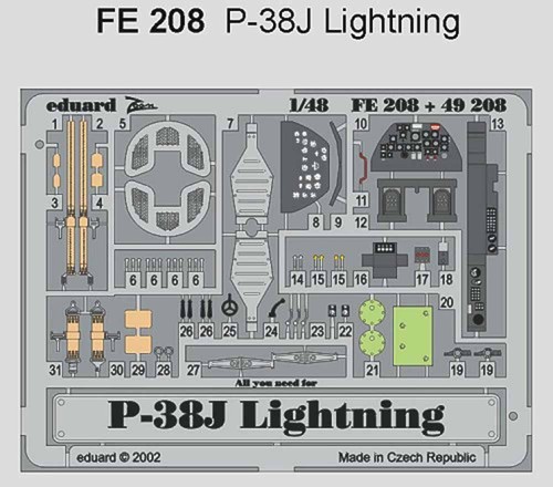 Eduard fe208 etched aircraft - etched,