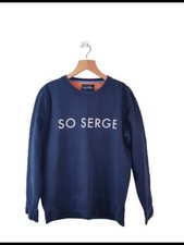 Serge Denimes Mens Black Knit Pullover Jumper Sweater Size XL ( So Serge )