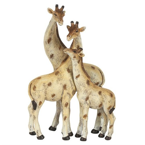 New resin giraffe family - new,