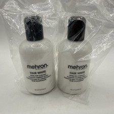 2 X Mehron Hair White